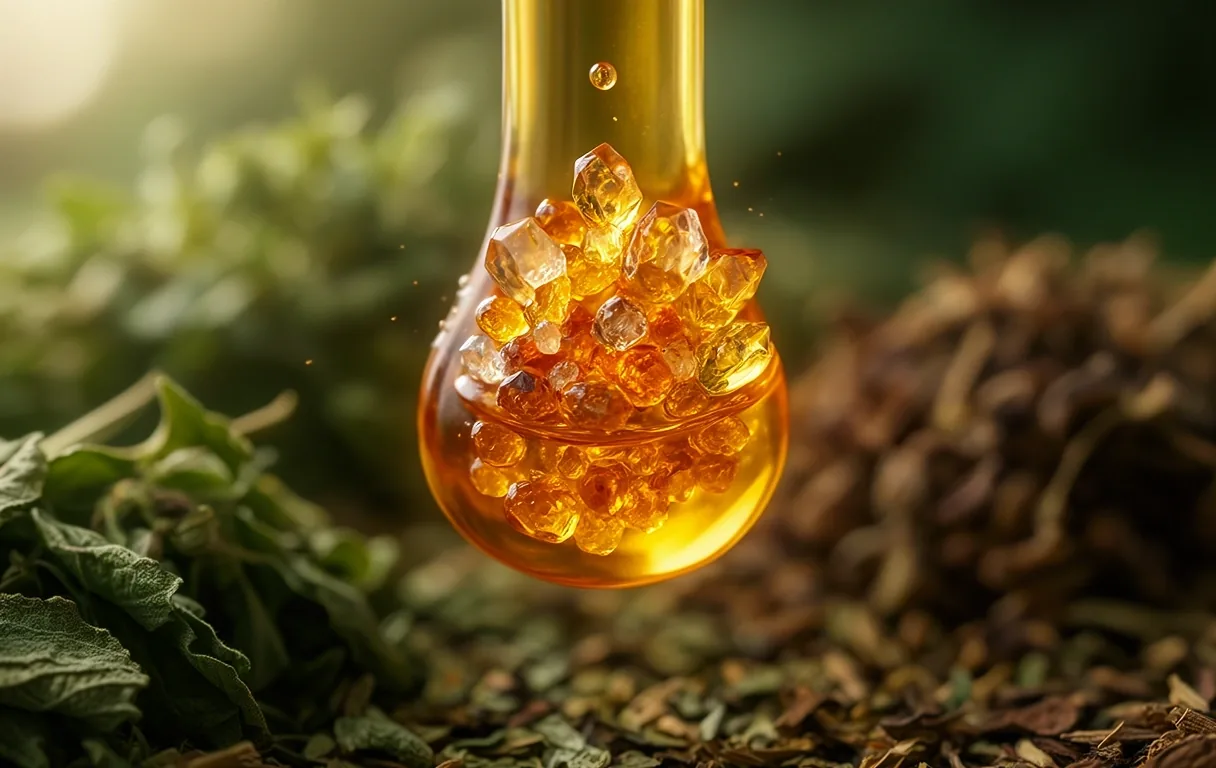 Cinematic macro of botanical essence