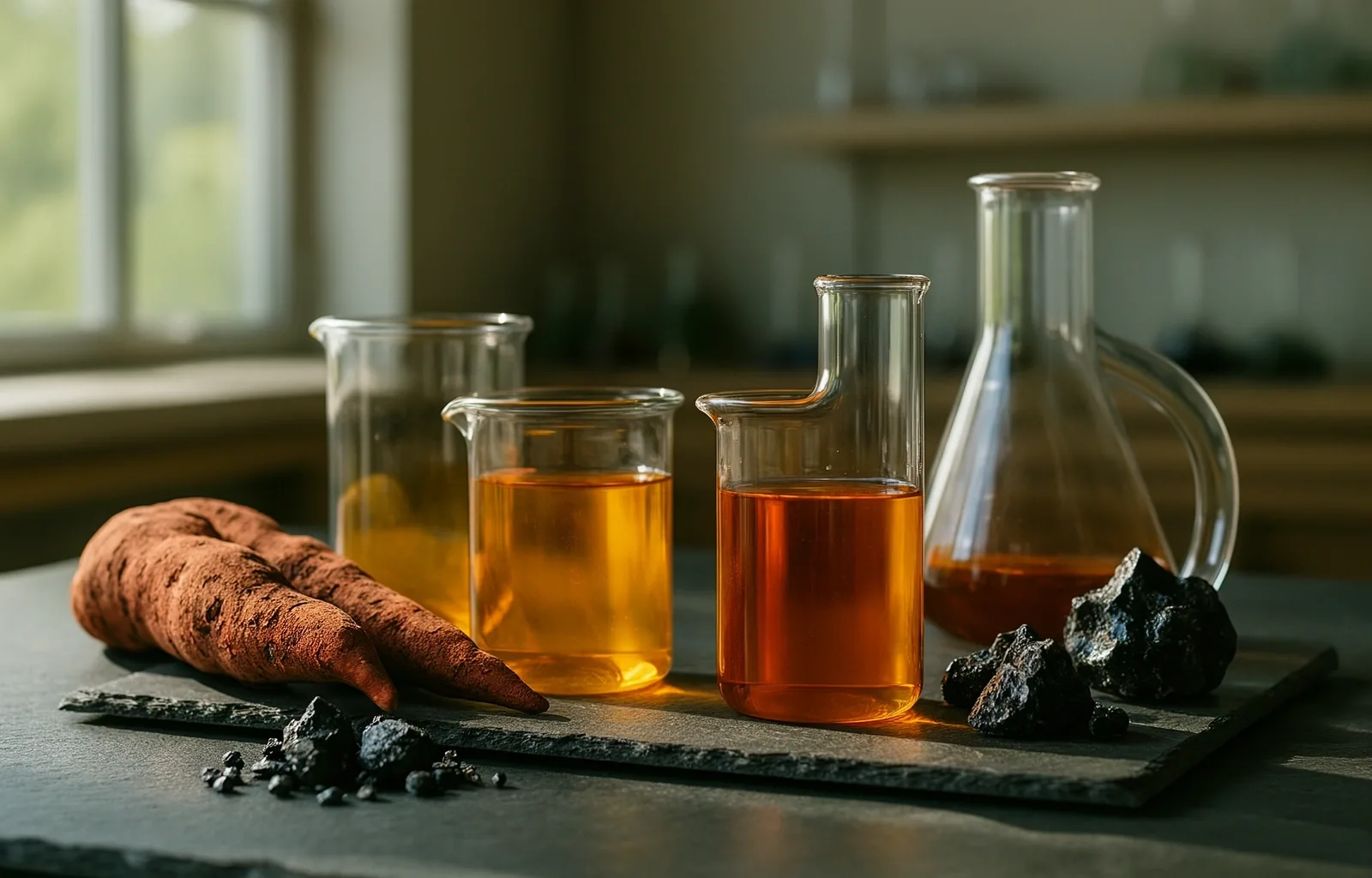 Pure extraction laboratory scene